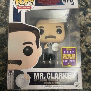 stranger things funko pop mr clarke 476